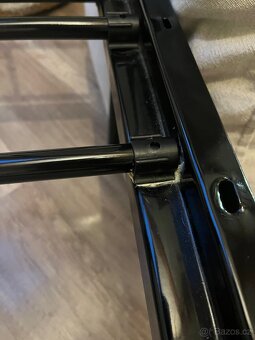 Černá kovová postel/pohovka - 8