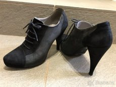 Kožené kotníčkové boty, Vel.38 - 8