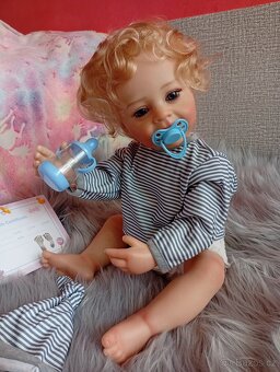 Realistická Reborn panenka chlapeček - 8