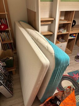 Dřevěná palanda s matracemi 200x90 - 8