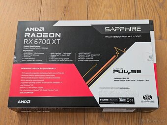 SAPPHIRE PULSE AMD Radeon RX 6700 XT 12GB (v záruce) - 8