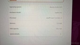 SOPHOS XG310 FW HW, 12GB RAM, SSD 256GB, CPU I3 - 8