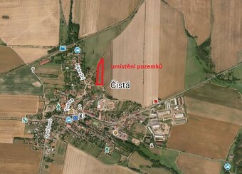 Prodej stavebních pozemků 16628 m² Čistá - 8