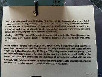 Nové pánské celoroční outdoor kalhoty HUSKY- XL, 10000/10000 - 8
