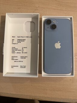 IPhone 14 128GB modrý - 8