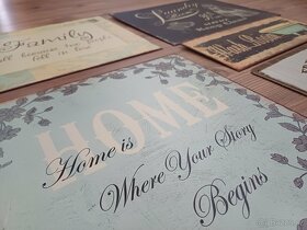 Plechové obrázky/dekorace - 8