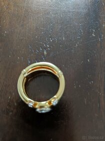 PRODÁM DÁMSKÝ ZLATÝ PRSTEN 18 KARÁT. - 8