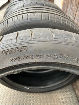 Letní pneu dvojrozměr 2x225/40 R18 2x255/35R18 - 8