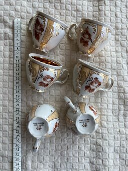 Porcelánový čajový servis ruční výroby - 8