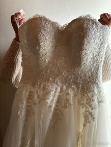 Princeznovské svatební šaty - 8
