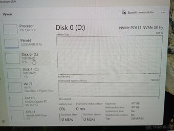 Dell Precision 7750 17,3" i9 10885H 1 rok záruka - 8