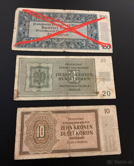 bankovky Protektorát Čechy a Morava 1939-1945 - 8