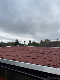 Pergola 2,6x2,6 včetně lavic na míru,šindel střecha - 8