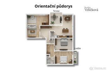 Prodej bytu 4+kk/3+1 o celkové výměře 129 m2 - 8