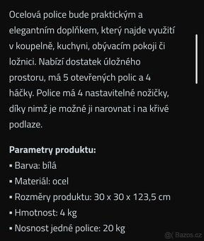 Nový regál - kuchyně , koupelna atd - 8