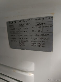 Chladnička Plynová / elektrická - 230V / 12V - 8