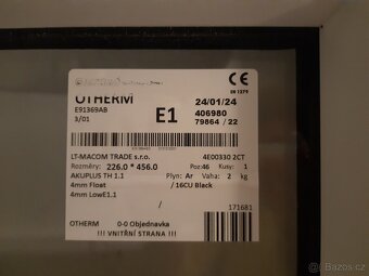 NOVÉ EUROOKNO OTHERM – český výrobce, 50x105 cm - 8
