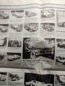 Auto Trader European , časopis Prodej aut z r. 1994 - 8