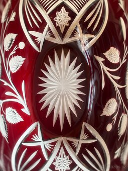 Rubínový koš / mísa - 8