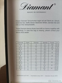 Dámské taneční boty na standard Diamant vel.6 - ZÁNOVNÍ - 8