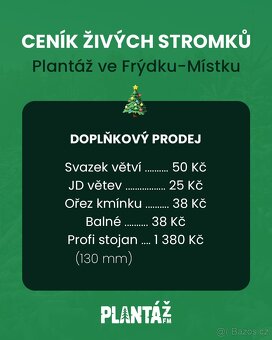 Vánoční stromky přímo z plantáže F-M - 8