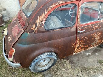Fiat 500 - veterán – kompletní k restaurování - 8