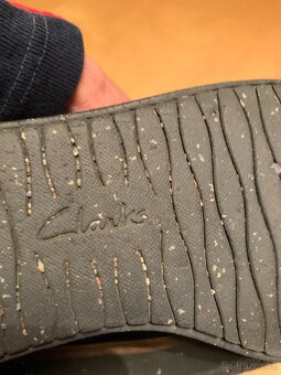 kotníkové kožešinové kozačky zn. Clarks - vel. 38 - 8