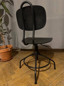 Otočná židle černá IKEA - 8