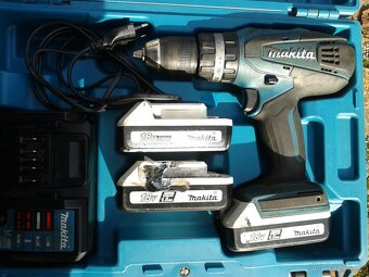 18V AKU vrtačka MAKITA HP457D + 3x AKU - 8