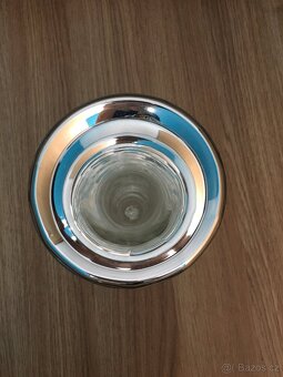 Stříbřené sklo - tzv. selské stříbro - 8