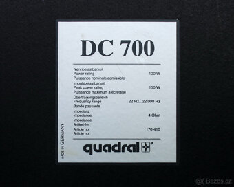 Reprobedny Quadral DC 700. - 8