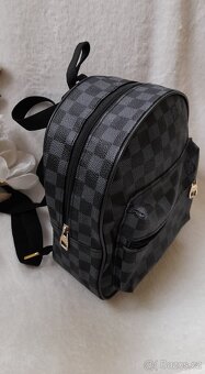 Černo-šedý stylový mini batůžek - 8