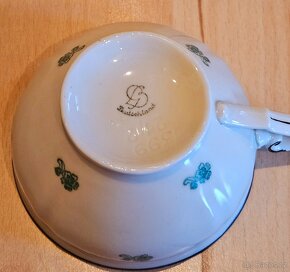 Starožitný čajový set z porcelánu - 8