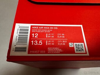 Nike Air Max 95 Big Bubble Smokey Grey/Green Abbys 46 - NOVÉ - 8