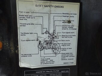 Kawasaki Z 440 LTD Belt Drive - originál sedlo - 8