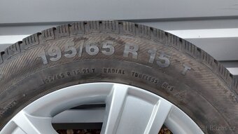 Alu kola 5x112 r15 originál Škoda Octavia II - 8