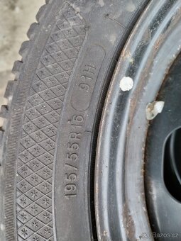 195/55/16 zimni pneu KLEBER a CONTINENTAL 195/55 R16 - 8
