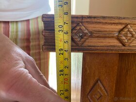 Starozitny dubovy stul - 8