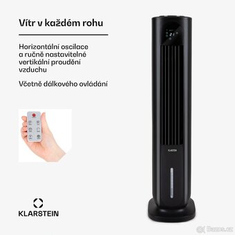 Klarstein Polar Tower Smart ochlazovač vzduchu 4v1 (použitý) - 8