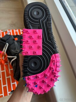 Off White x Nike Air Force 1 Mid Black - 8