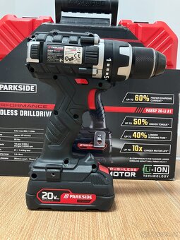 Aku vrtací šroubovák Parkside Performance - 8