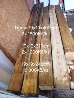 Prkna,fošny,trámy,levně - 8