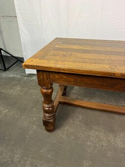 Starožitný masivní jídelní stůl (137011) - 8