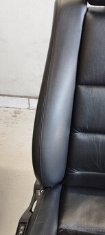 Bmw e34 M5 TOURING kozene predne + zadne sedacky - 8