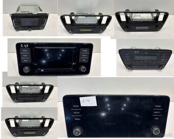 Autorádio Škoda,VW,Audi ORIGINAL,Čina (1DIN,2DIN) - 8