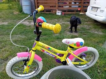 Dětské kolo Daisy 14 žlutá nebo fialová barva - 8