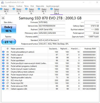 SSD Samsung 870 evo 2TB - 8