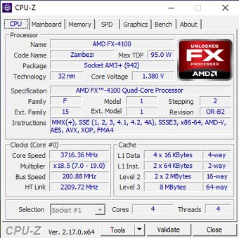 Základní deska, procesor, paměti RAM - 8