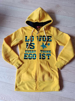 Mikina Angry Birds / šedobílá / žlutomodrá vel.158/S/M - 8