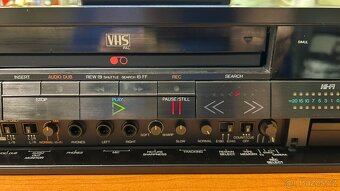 JVC HR-D725E Vintage HiFi Stereo video, vzácné + ovladač - 8
